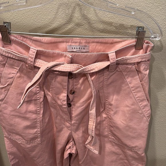 Sandro Blush Pink Trousers - Picture 6 of 8
